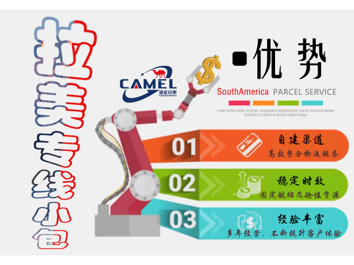 智利货运专线,快递