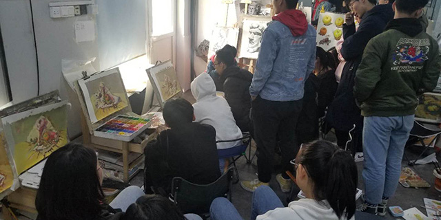 淄博十一中新动力素描辅导价格,素描