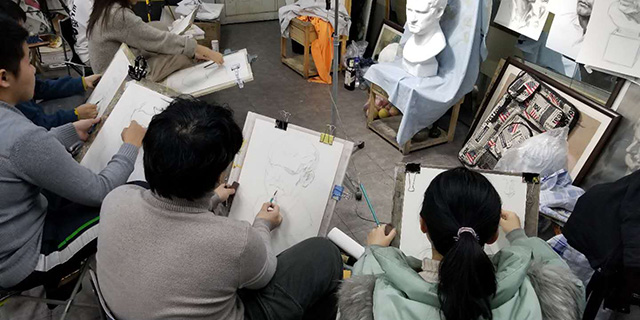 淄博考级美术教育培训,美术