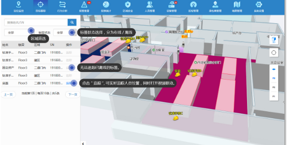 江苏蓝牙人员定位智能巡检系统,人员定位