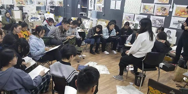 张店建桥实验学校附近考级画室辅导机构,画室